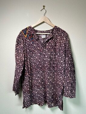 Market Place Boho Embroidered Tunic